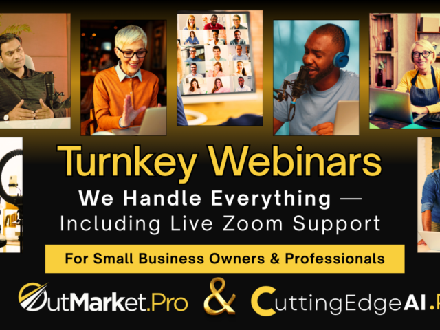 Turnkey Webinar Service for Small Business Owners & Professionals